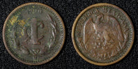 Mexico ESTADOS UNIDOS MEXICANOS Copper 1900 M 1 Centavo Narrow Date KM# 394.1(3)