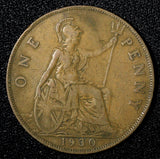 GREAT BRITAIN George V Bronze 1930 1 Penny  KM# 838 (28 417)