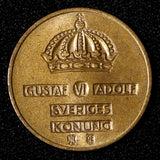 Sweden Gustaf VI Adolf Bronze 1959 TS 2 Ore GEM BU  KM# 821 (30 195)