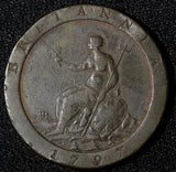 Great Britain George III Copper 1797 Penny SOHO Mint 1 Year 36 mm KM# 618 (348)