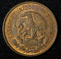 Mexico Brass 1959 10 Centavos Benito Juárez KM# 433 (27 855)