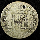 BOLIVIA Charles III Silver 1775 PTS JR 2 Reales KM# 53 (24 795)