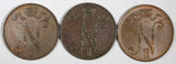 FINLAND Nicholas II Copper 1913 5 Penniä KM# 15 RANDOM PICK (1 COIN) (27 155)