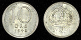 Sweden Gustaf V (1907-1950) Silver 1942 G 10 Öre UNC KM# 813 (28 158)