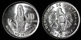 GUATEMALA Silver 1964 10 Centavos  KEY DATE GEM BU  KM# 262 (27 829)