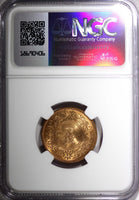 JAPAN Bronze SHOWA S11 (1936) 1 Sen NGC MS64 RD NICE RED Y# 47 (012)