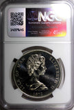 Isle Of Man  1972 25 Pence 25th Wedding NGC MS68 TOP GRADED KM# 25 (43)