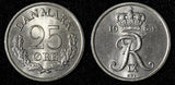 DENMARK Frederik IX 1964 C 25 Ore Copenhagen Mint ch.UNC KM# 850 (30 263)