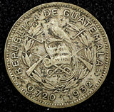 Guatemala Silver 1932 5 Centavos Royal British Mint KM# 238.2  (24 460)