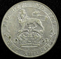 Great Britain George V Silver 1923 1 Shilling KM# 816a  (24 203)