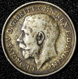 Great Britain George V Silver 1911 3 Pence 1st Year for Type KM# 813 (28 215)