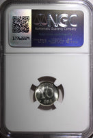 SWEDEN Gustaf V Silver 1935 G 10 Öre NGC MS64  KM# 780 (003)