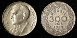 BRAZIL Copper-Nickel 1942 300 Reis Getúlio Dornelles Vargas WWII  KM# 546 (51)