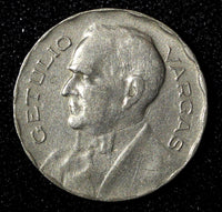 BRAZIL Copper-Nickel 1938 200 Reis Getúlio Dornelles Vargas KM# 545 (27 771)
