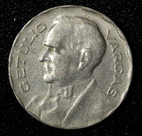BRAZIL Copper-Nickel 1938 200 Reis Getúlio Dornelles Vargas KM# 545 (27 771)