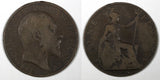 Great Britain Edward VII Bronze 1906 1 Penny KM# 794.2 (28 194)