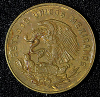 MEXICO Bronze 1967 Mo 5 Centavos Large type KM# 426 (27 910)