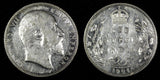India-British Edward VII Silver 1904 Rupee Silver (.917) 30.6 mm KM# 508 (338)