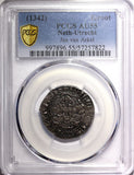 NETHERLANDS Neth-Utrecht Jan van Arkel Silver 1342 Groot  PCGS AU55 TOP GRADED