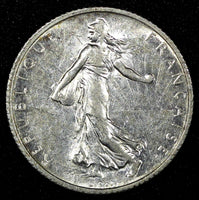 FRANCE  Silver  1919 1 Franc XF-UNC KM# 844.1  RANDOM PICK (1 Coin)  (25 562)