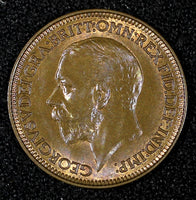 Great Britain George V Bronze 1931 Farthing UNC KM# 825 (27 982)
