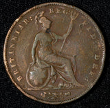 Great Britain Victoria Copper 1853 1 Penny 34 mm KM# 739 (28 839)