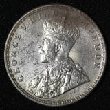 India-British George V Silver 1920 (C) Rupee Calcutta ASW: 0.3438oz  KM# 524 (7)