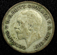 Great Britain George V Silver 1930 6 Pence KM# 832 (24 237)