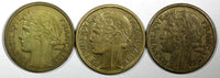 FRANCE 1941 1 Franc WWII Issue  XF Gad# 470 KM# 885 RANDOM PICK (1 Coin) (942)