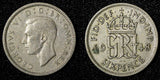 Great Britain George VI 1948 6 Pence KM# 862  (28 213)
