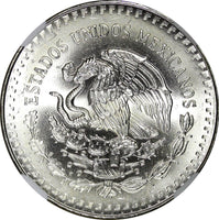 MEXICO Silver 1989 Mo Onza Libertad  NGC MS66 GEM BU KM# 494.1 (13)