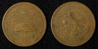 Mexico ESTADOS UNIDOS MEXICANOS Bronze 1953 20 Centavos KM# 439 (27 573)