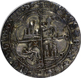 SPAIN Castile and Leon Henry IV Seville Silver (1454-74) 1 Real NGC GRADED (04)