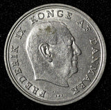 Denmark Frederik IX Copper-Nickel 1972 1 Krone 1 Year Type KM# 851.2 (28 633)