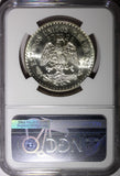 Mexico ESTADOS UNIDOS MEXICANOS Silver 1933 M Peso NGC MS65 BU KM# 455 (034)