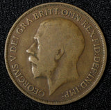 Great Britain George V Bronze 1914 1 Penny KM# 810 (28 940)