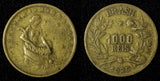 Brazil Aluminum-Bronze 1925 1000 Reis KM# 525 (27 615)