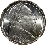 SWEDEN Silver 1932 G 2 Kronor NGC MS64 Death of Gustaf II Adolf BU KM# 805 (046)