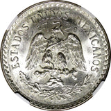 Mexico ESTADOS UNIDOS MEXICANOS Silver 1944 M 1 Peso NGC MS64 GEM BU KM# 455 (9)