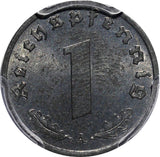 Germany-Third Reich Zinc 1941 A 1 Reichspfennig WWII PCGS MS64 KM# 97 (85)