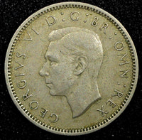 Great Britain George VI Silver 1948 6 Pence KM# 852 (24 240)