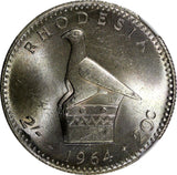 Rhodesia Elizabeth II 1964 2 Shillings,20 Cents NGC MS64 Mint Luster KM# 3 (27)