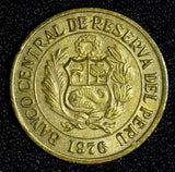 PERU 1976 Sol de Oro large Type Philadelphia Mint  KM# 266.1  (30 097)