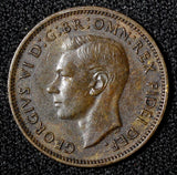 Great Britain George VI Bronze 1951 1 Farthing KM# 867  (28 206)