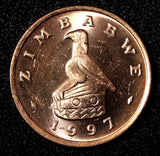Zimbabwe 1997 1 Cent Bird UNC KM# 1a  Random Pick (1 Coin)  (034)