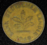 Germany - Federal Republic 1949 D 10 Pfennig Munich Mint KM# 103 (24 255)