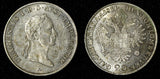 Austria Francis I Silver 1831 A 20 Kreuzer Vienna High Grade KM# 2147 (28 966)