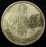 GUATEMALA Copper-Nickel 1969 10 Centavos  KM# 267 (24 640)