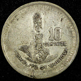 GUATEMALA Silver 1958 10 Centavos Casa de Moneda de Guatemala KM# 256.1 (2 580)