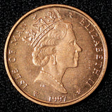 Isle Of Man Elizabeth II 1997 1 Penny Rugby Ball UNC KM# 588 RANDOM PICK (1 C)